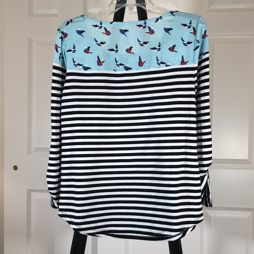 NY Collection Striped and Patterned Top - Picture 4 of 5